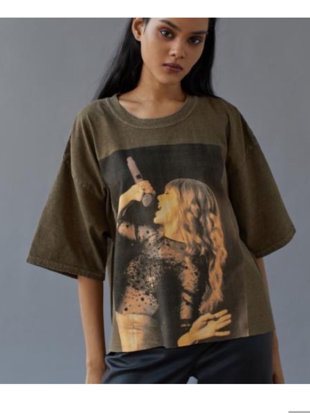 Urban Outfitters Taylor Swift Red Crop Top T-shirt Tee